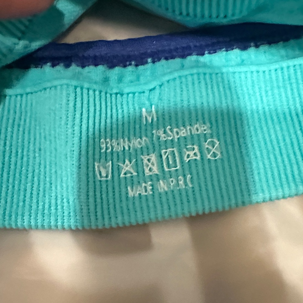 Cupshe Teal and Navy Bikini Set - Picture 6 of 7